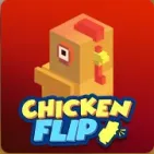 In the fun arcade game Chicken Flip, you play as a chicken on an adventure as it goes through dangerous areas and does crazy spins.

