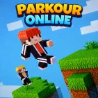 Welcome to the world of Parkour Online! It features familiar blocky graphics reminiscent of Minecraft, combined with intense, high-speed platforming action. 