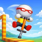 In the competitive physics-based platform game Pogo Masters, players bounce over obstacle-filled arenas with a bouncing stick. The objective is to outpace rivals, stay balanced, and prevail despite enduring erratic movements and uncontrolled leaps. Because of the physics concept, every battle feels different and produces amusing and surprising moments.

