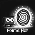 Portal Hop is an addictive platform puzzle game where the player uses a mobile portal to propel themselves around the levels. You will have to control its location, gather unique power-up objects and plan carefully each step to reach the exit.

