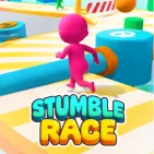 Stumble Race is a funny 3D obstacle racing game where you control a stickman who has to race against various opponents on courses full of traps. Do you have what it takes to beat them?

